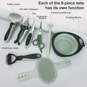 8 in 1 Pet Grooming Set