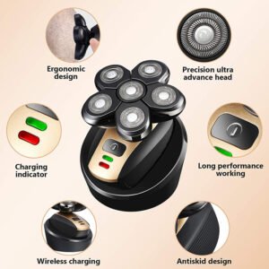 5-in-1 Rechargeable Grooming Power – Shaver, Trimmer & More