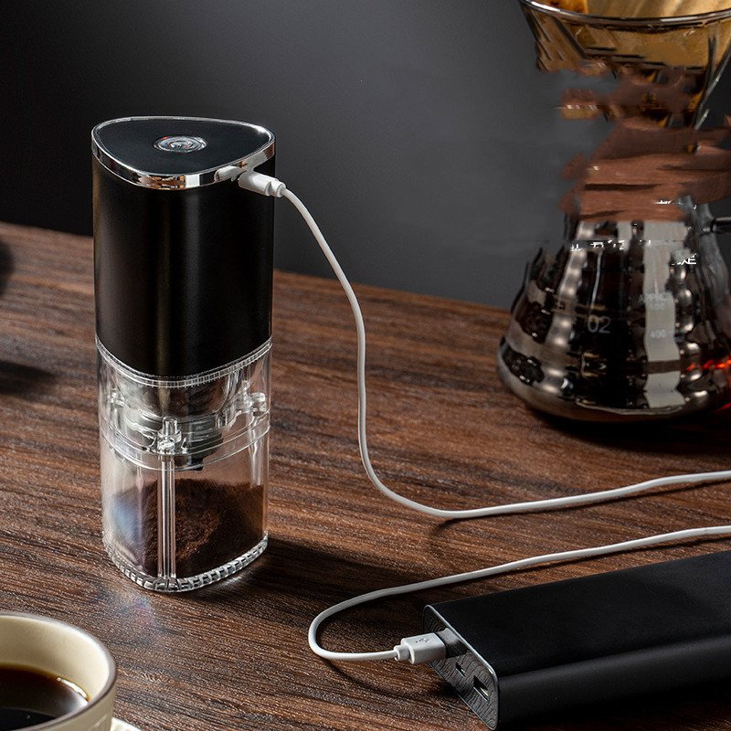 USB Rechargeable Electric Coffee Grinder – Portable Burr Bean Crusher for Fresh Drip Coffee Anywhere - Image 2