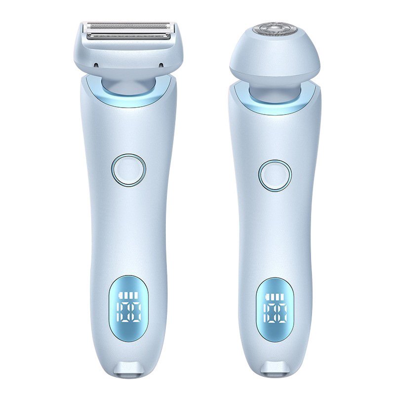 2-in-1 Electric Hair Remover for Women – Painless USB Rechargeable Body & Facial Shaver for Smooth, Silky Skin - Image 4