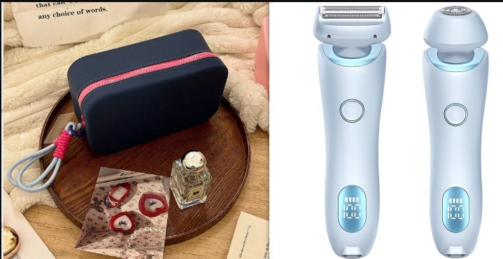 2-in-1 Electric Hair Remover for Women – Painless USB Rechargeable Body & Facial Shaver for Smooth, Silky Skin - Image 5