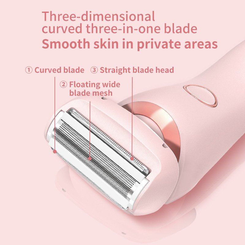 2-in-1 Electric Hair Remover for Women – Painless USB Rechargeable Body & Facial Shaver for Smooth, Silky Skin - Image 9
